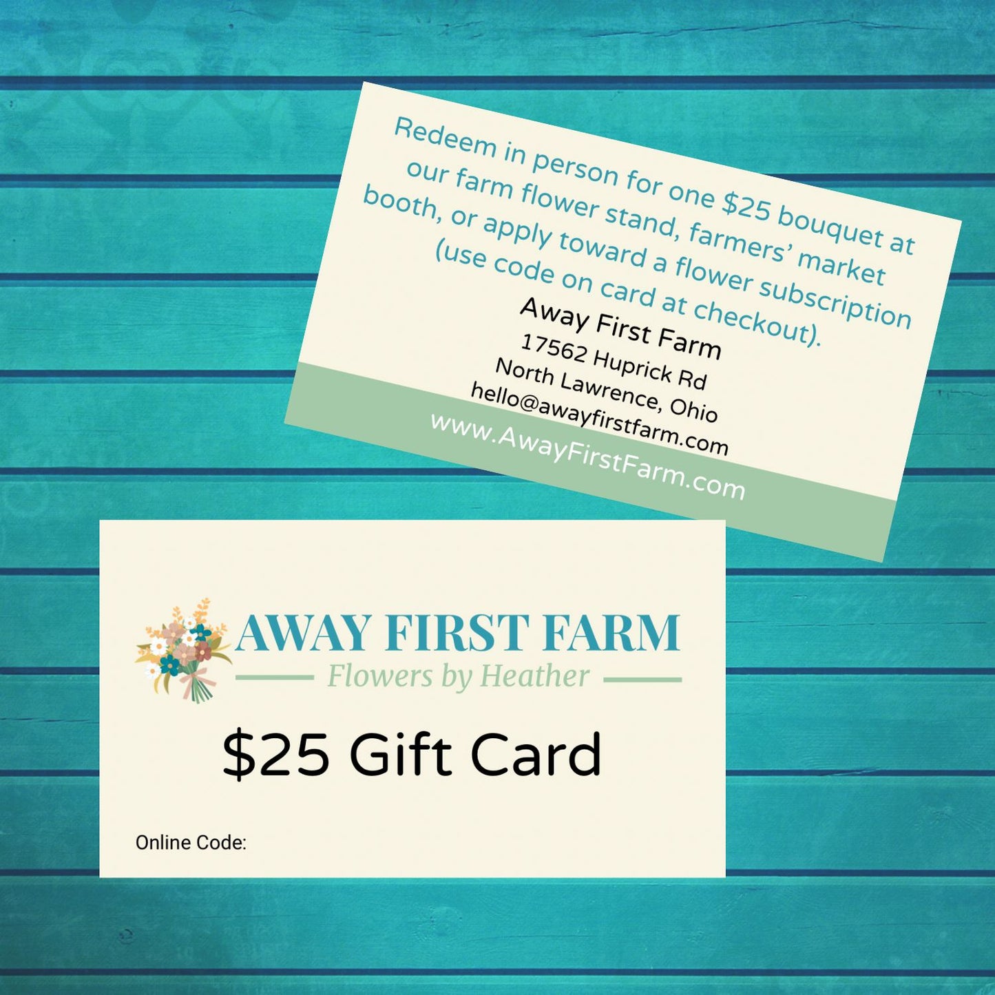 Giftable Bouquet Gift Cards