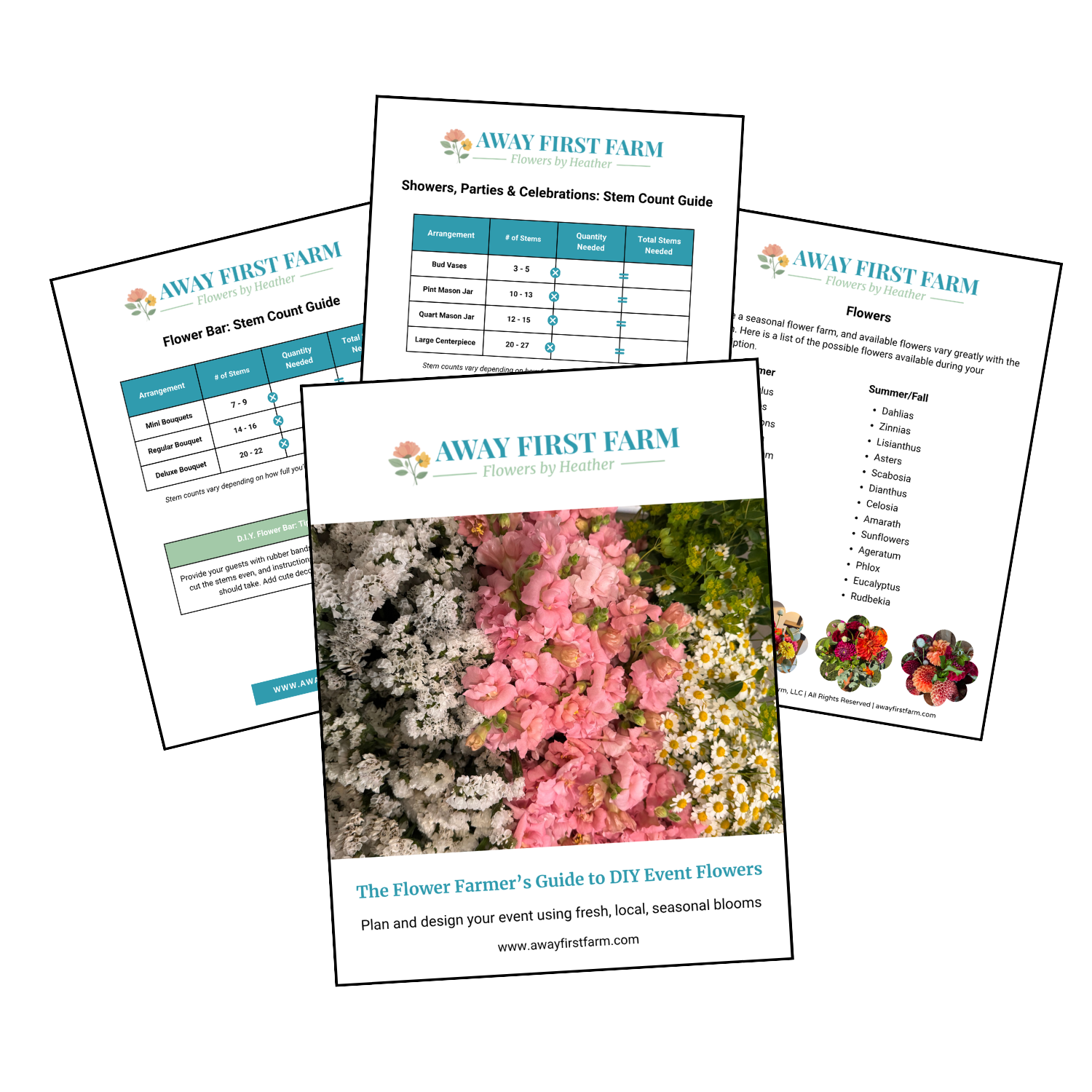 DIY Flower Bucket Stem Count Guide